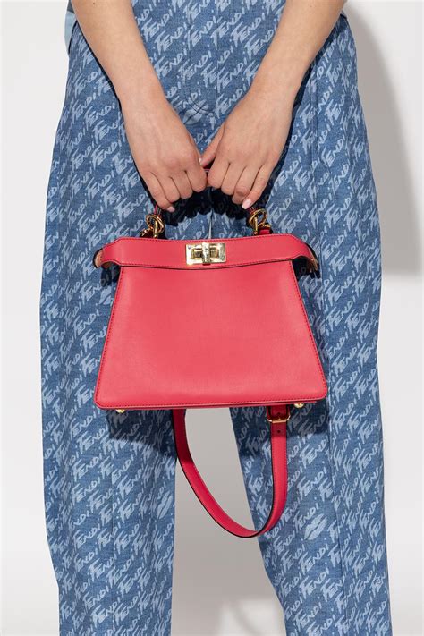 fendi pink bag bug|fendi peekaboo iseeu bag.